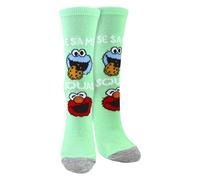 Sesame Street - Ladies Cotton Novelty Socks - Sesame Street Pattern Fun & Comfortable Socks
