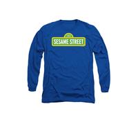 Sesame Street Sesame Street Logo Long Sleeve T-Shirt Royal L Blue