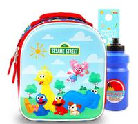 Sesame Street Lunch Box for Kids Set - Bundle with Lunch Bag Plus Coloring Book, Water Bottle, More | Sesame Street Lunchbox School Supplies for Boys