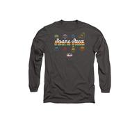 Sesame Street Made In 1969 Long Sleeve T-Shirt, Charcoal in Grey | Size: Medium Sesame Street Grey M
