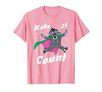 Sesame Street Make It Count T-Shirt, Men, Pink, 3X-Large