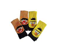 Sesame Street Mens Bert & Ernie 2Pk Slipper Socks