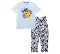 Sesame Street mens Cookie Monster Lounge Set With T-shirt, Lounge Pant and Sock in Sizes S-xl, 3-piece Set Cookie Monster, M