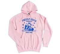 Sesame Street Men's Freshly Baked Cookie Hoodie in Pink | Size: Large Sesame Street Pink L