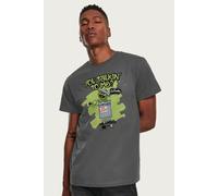 Sesame Street Men's You Talkin' To Me Oscar The Grouch T-Shirt in Dark Grey | Size: Large Sesame Street Dark Grey L