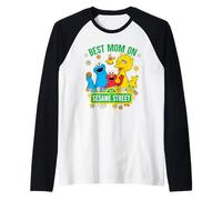 Sesame Street Mother's Day Best Mom On Sesame Street Raglan Baseball Tee