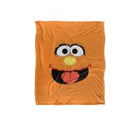 Sesame Street Murray Face Silky Touch Super Soft Throw Blanket 152 X 127 cm in White Sesame Street White 152 X 127 cm