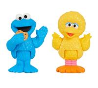 Sesame Street Neighborhood Friends Poseable figurines 2 Pack 7.5 cm tall (Cookie Monster & Big Bird)