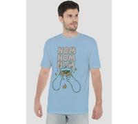Sesame Street Nom Nom T-Shirt, Light Blue | Size: 2XL Sesame Street Light Blue 2XL