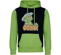 Sesame Street Oscar Hoodie green black L