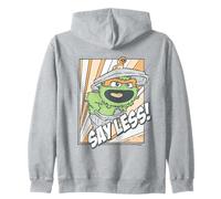 Sesame Street Oscar Say Less Shout Zip Hoodie