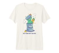 Sesame Street Oscar The Grouch Self-Care Isn't Selfish Premium T-Shirt