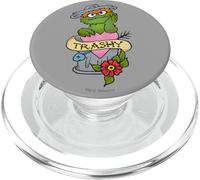 Sesame Street Oscar The Grouch Trashy Tattoo PopSockets PopGrip for MagSafe