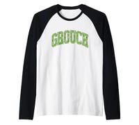 Sesame Street Oscar The Grouch Varsity Name Raglan Baseball Tee