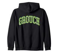 Sesame Street Oscar The Grouch Varsity Name Zip Hoodie
