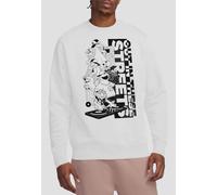 Sesame Street Out In These Streets Sweatshirt, White Sesame Street White M