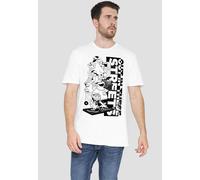 Sesame Street Out In These Streets T-Shirt, White | Size: Large Sesame Street White L