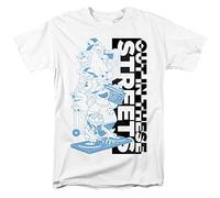 Sesame Street Out in These Streets Unisex T Shirt, White, Small