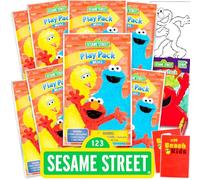 Sesame Street Party Favors for Kids Bundle - 8 Mini Activity Packs