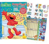Sesame Street Potty Time Coloring and Activity Book with Over 30 Stickers, Full Color Check List and Potty Time Progress Chart