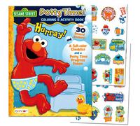 Sesame Street""""Potty Time"""" Potty Training Coloring and Activity Set - with Progress Chart and Reward Stickers