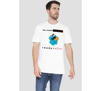 Sesame Street Ready To Dine T Shirt, White Sesame Street White 4XL