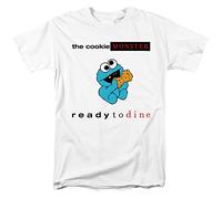 Sesame Street Ready to Dine Unisex T Shirt, White, XX-Large