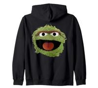 Sesame Street Real Face Oscar Zip Hoodie