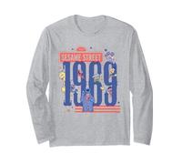 Sesame Street Red, White and Blue 1969 Group Long Sleeve T-Shirt