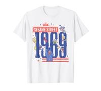 Sesame Street Red, White and Blue 1969 Group T-Shirt
