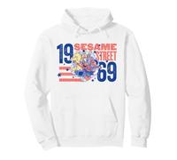 Sesame Street Red, White And Blue Group Breakout Pullover Hoodie