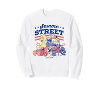 Sesame Street Red, White And Blue Group Sweatshirt