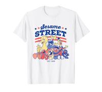 Sesame Street Red, White and Blue Group T-Shirt