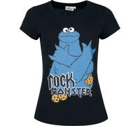 Sesame Street Rock Monster T-Shirt black XXL