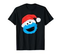 Sesame Street Scribble Christmas Cookie Monster T-Shirt