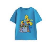 Sesame Street Short Sleeved T-Shirt | Blue | Official Merch | Size: 18-24 m Sesame Street Blue 18-24 m