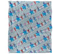 Sesame Street Silky Snow Holiday Supersoft Blanket