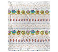 Sesame Street Silky Wreath Supersoft Blanket