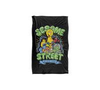 Sesame Street Since 1969 Rough Silky Touch Super Soft Throw Blanket | Size: Large Sesame Street Multicolor Large