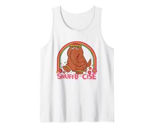 Sesame Street Snuffle Cise With Rainbow Mr Snuffleupagus Tank Top