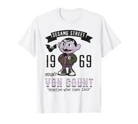 Sesame Street Squad Count Baseball Champion Cartoon College T-Shirt