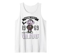 Sesame Street Squad Count Baseball Champion Cartoon College Tank Top