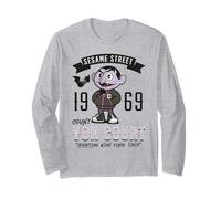 Sesame Street Squad Count Baseball Champion College Cartoon Long Sleeve T-Shirt