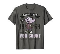 Sesame Street Squad Count Baseball Champion College Cartoon T-Shirt