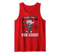 Sesame Street Squad Count Baseball Champion College Cartoon Tank Top