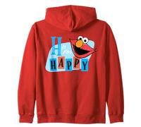 Sesame Street Street Beats H Is For Happy With Elmo Zip Hoodie