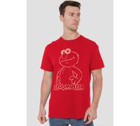 Sesame Street Studmuffin T-Shirt, Red | Size: Small Sesame Street Red S