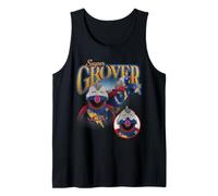 Sesame Street Super Grover Bootleg Style Tank Top