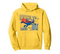 Sesame Street Super Grover Here To Save The Day Pullover Hoodie