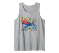 Sesame Street Super Grover Here to Save The Day Tank Top